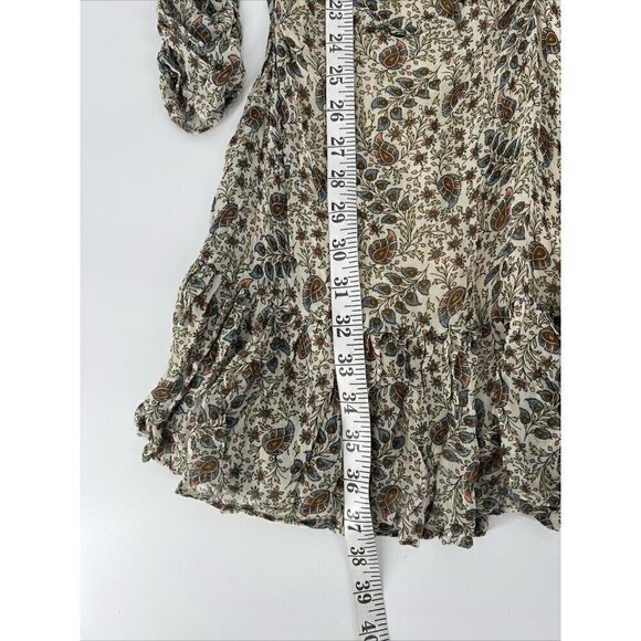 byTiMo Womens Size Small Floral Print V-Neck Long Sleeve Georgette Dress NWT - Picture 14 of 16